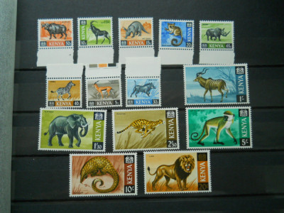 KENYA SERIE FAUNA MNH foto