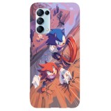 Husa compatibila cu Oppo A5 (2020) model Sonic Mania, Silicon, TPU, Viceversa, Transparent, Carcasa