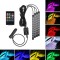 Set 4 benzi LED auto, RGB, 9 LED/banda, telecomanda