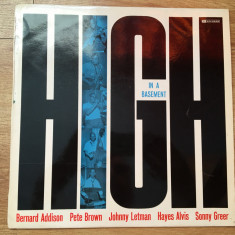 BERNARD ADDISON ALL STARS - HIGH IN A BASEMENT (1961,77RECORDS,UK) vinil vinyl