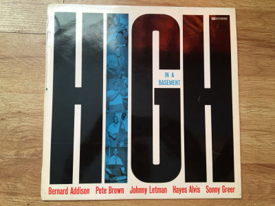 BERNARD ADDISON ALL STARS - HIGH IN A BASEMENT (1961,77RECORDS,UK) vinil vinyl foto