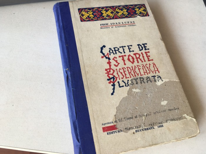 IOAN LUPAS, CARTE DE ISTORIE BISERICEASCA ILUSTRATA- COMPLETA!( TOATE 19 PLANSE)