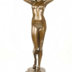 Nud mare - statueta din bronz pe soclu din marmura VG-112