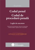 Codul penal. Codul de procedură penală. Legile de executare - Paperback brosat - *** - Hamangiu