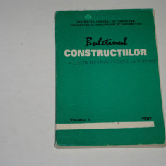 Buletinul constructiilor volumul 4 - 1987