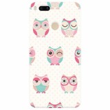 Husa silicon pentru Xiaomi Mi A1, Owl Pattern