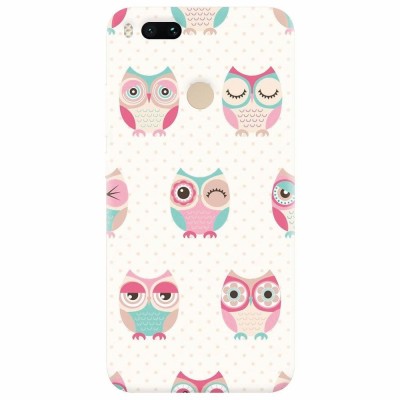 Husa silicon pentru Xiaomi Mi A1, Owl Pattern foto