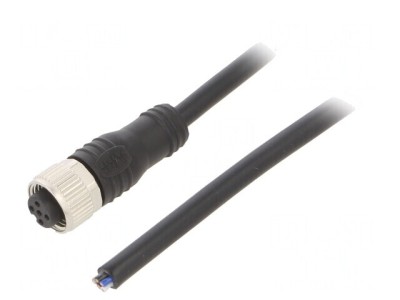 Cablu de conectare M12 5 pini 20m PVC 80&amp;deg;C foto