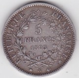Franta 5 Francs Franci 1873