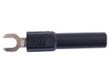Furcă Mufă Banană 4mm 60VDC 36A Neagră