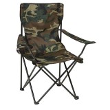 Scaun camping pliabil LEQ Arnold camuflaj, Oxford 600D, 85x50x85 cm