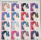 Elton John &ndash; Leather Jackets _ NM / NM vinil, LP, disc muzica rock clasica _ The Rocket Record, Germania, 1986