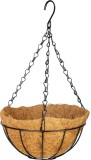 Ghiveci suspendat Strend Pro cu suport metalic si cocos, 20 cm