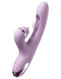 Vibrator Rabbit G-Touch Pulse Pro, 3 Motoare Puternice, Functii Multiple, Silicon, USB Magnetic, Lila, 23.4 cm