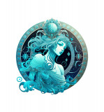 Cumpara ieftin Sticker decorativ Zodiac Varsator, Albastru, 58 cm, 5987ST, Oem