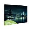 Tablou Canvas Fosforescent Brooklyn Bridge 90x52 cm - Decoratiune Perete Luminoasa