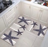 Set 2 covoare de bucatarie, model stea de mare