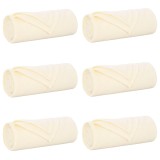vidaXL Pături de aruncat 6 pcs Crem 200 x 150 cm Molton 42017074