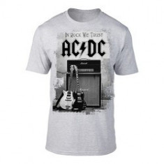 Tricou Unisex AC/DC: In Rock We Trust foto