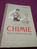 MANUAL CLASA VII CHIMIE 1960 D.TOMESCU CARTONATA