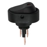 Intrerupator Basculant Auto 12V 20A OFF-ON cu LED Rosu, 1 Circuit