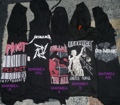 Hanorac Metallica ,Slipknot,Amon Amarth,bluza,pulover +altele formatii rock foto