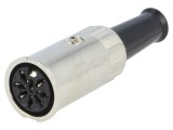 Mufă DIN 8-PIN Cablu 270&deg;, Lumberg