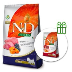 Farmina N&amp;amp;amp;D GF PUMPKIN caine adult mini, miel&amp;amp;amp; afine 7 kg + 2,5 kg GRATUIT foto