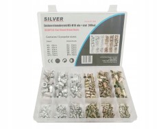 Set de 300 buc piulite cu nituri M3-M10 foto