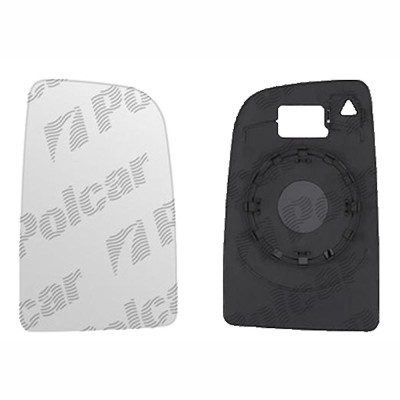 Geam oglinda exterioara cu suport fixare Mercedes Sprinter 209-524, 07.2006-06.2018, Vw Crafter (2e), 12.2005-04.2017, partea Dreapta, sticla convexa foto