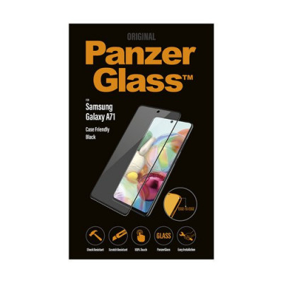 PanzerGlass - Geam Securizat Case Friendly pentru Samsung Galaxy A71, black foto