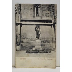 BRASOV - MONUMENTUL HONTERUS , CARTE POSTALA ILUSTRATA , 1926
