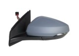 Oglinda usa exterioara VW Polo, 09.2017-, partea Stanga, reglare electrica; grunduit; incalzit; sticla asferica; geam cromat; rabatabil; cu Lucas, Vi