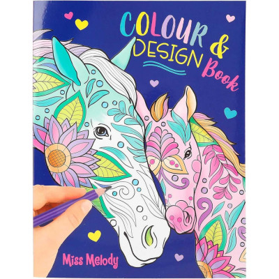 Carte de colorat 40 teme Miss Melody Colour and Design Depesche PT12452 foto