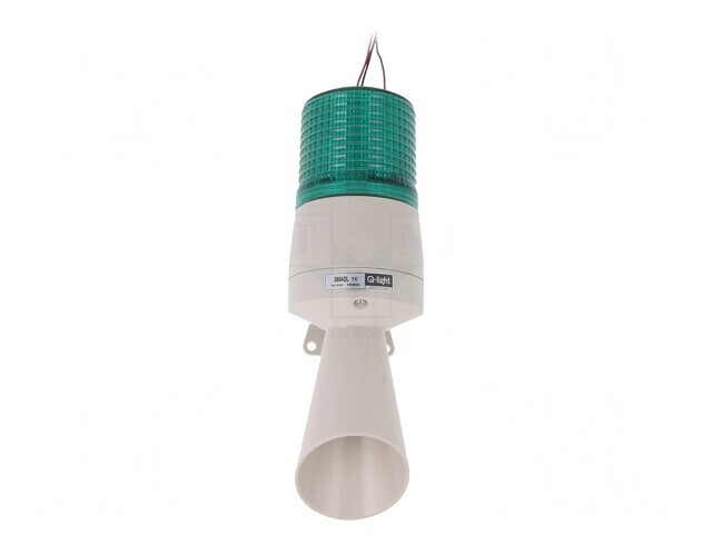 Semnalizator luminos și acustic LED verde 24VDC IP54