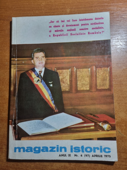 revista magazin istoric aprilie 1975