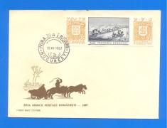 FDC - 1967 LP 664. Ziua marcii postale romanesti