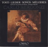 Vinil LP Carlo Bergonzi Tosti Lieder Songs M&eacute;lodies EX/EX Editie Rara Vest