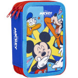 Penar echipat Mickey Mouse &amp; Friends cu 3 compartimente, 44 piese