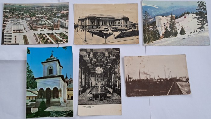Judet Prahova, Lot 6 carti postale