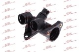 Flansa lichid racire Audi A4 1994-2000, A6 C5 1997-2004, A6 C4 1994-1997, Cabrio 1991-2000; VW Passat B5 1997-2000, 1.8, 1.8 T, OE 038121133B, SRLine