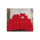 Cumpara ieftin Lenjerie de Pat Finet Jacquard Velvet Gofrat, Pat Dublu, 6 Piese, ROSU - PUC115