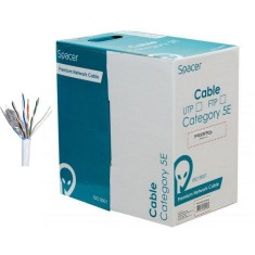 Cablu UTP/FTP Cat5e, 305m, Cupru-Aluminiu, AWG24, 0.51mm, 0.21mm2