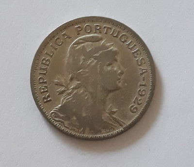 Portugalia 50 centavos 1929 foto
