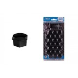 Capace prezoane, 21 buc, 19 mm, negre, Amio