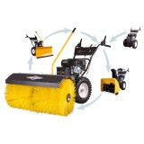 Cumpara ieftin Utilaj multifunctional pentru tuns gazon, freza zapada, matura rotativa, 5CP, 4+1, benzina, la sfoara,Texas Combi 800TG basis