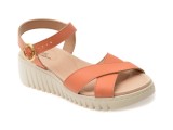 Cumpara ieftin Sandale MODARE portocalii, 7197101, din piele ecologica