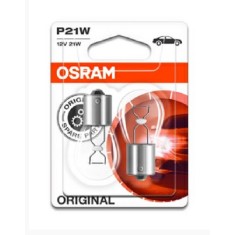 SET 2 BECURI 12V P21W ORIGINAL BLISTER OSRAM