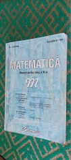 MATEMATICA CLASA A XI A M1 FILIERA TEORETICA ,TEHNOLOGICA ,VOCATIONALA