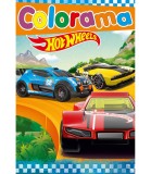 Carte de Colorat Hot Wheels 48 Pagini - Carte educativa pentru baieti, Hartie, Peste 3 ani